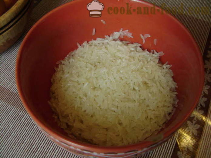 Pyszne kruche ryż dekorować - jak gotować ryż ostry dekoracji w Chinach, krok po kroku przepis zdjęć