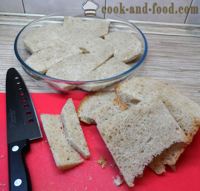 Serniki twardego chleba - jak gotować sernik na patelni, krok po kroku przepis zdjęć