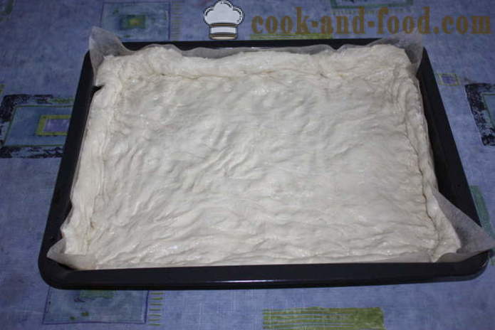 Włoski focaccia chleba z nadzieniem imbirowym w soli - jak gotować włoskie focaccia chleb w domu, krok po kroku przepis zdjęć
