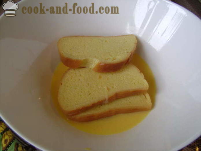 Grzanki z chleba z serem - jak smażyć grzanki na patelni, krok po kroku przepis zdjęć