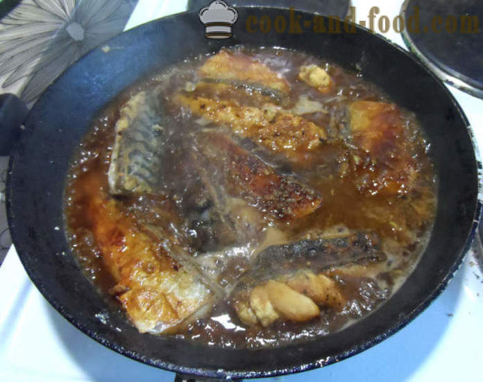 Makrela w sosie teriyaki na patelni - jak gotować pyszne smażone makrela, krok po kroku przepis zdjęć