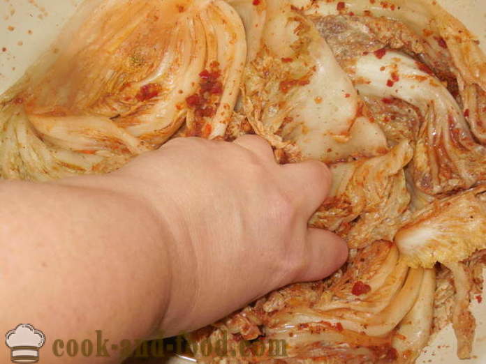 Kapusta pekińska w kimchi koreański - jak zrobić kimchi w domu, krok po kroku przepis zdjęć