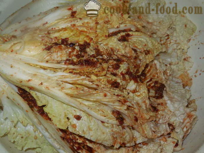 Kapusta pekińska w kimchi koreański - jak zrobić kimchi w domu, krok po kroku przepis zdjęć