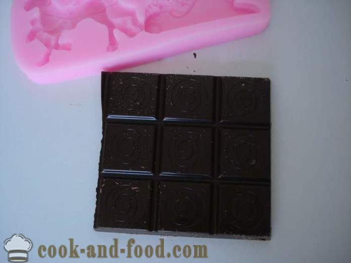 Ozdoby choinkowe wykonane z czekolady z rękami - Jak zrobić dekoracje czekolady w domu, krok po kroku przepis zdjęć