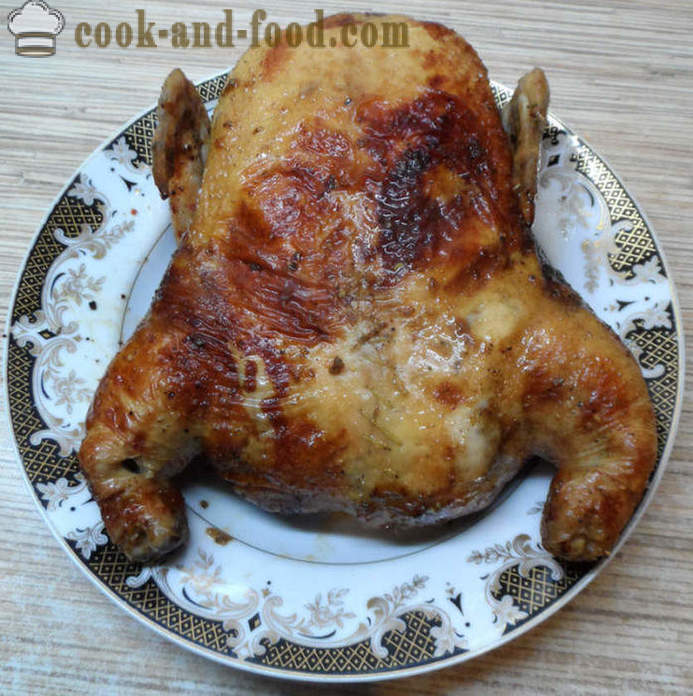 Nadziewany kurczak bez kości w piekarniku - jak gotować kurczaka nadziewane bez kości, krok po kroku przepis zdjęć