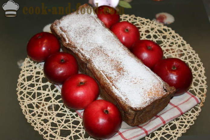 Włoski jabłecznik z całych jabłek - jak zrobić szarlotkę w piekarniku, z krok po kroku przepis zdjęć