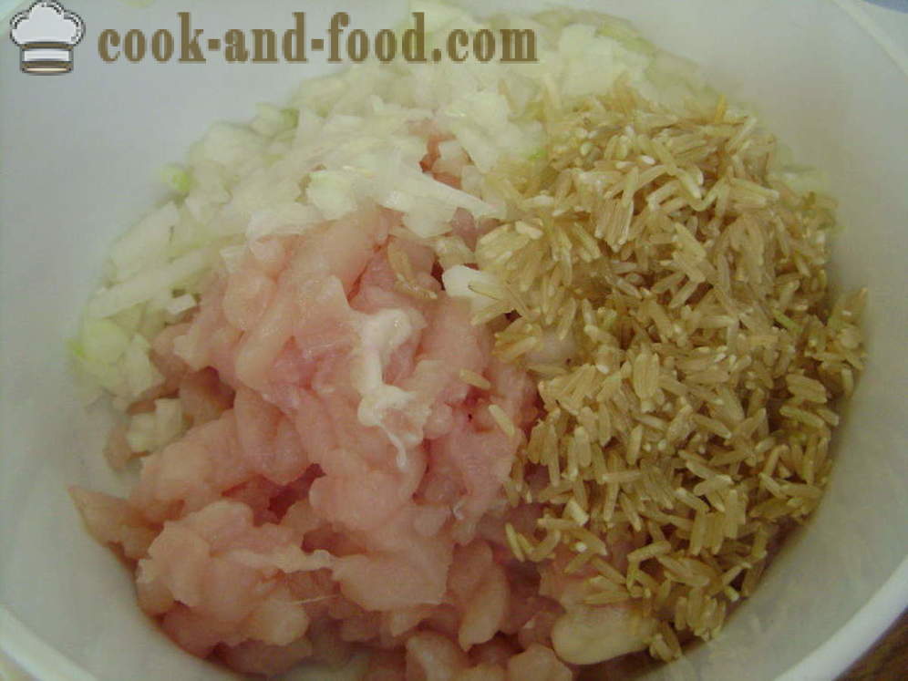 Faszerowane warzywa z ryżu i mięsa mielonego - Jak przygotować nadziewane warzywami, z krok po kroku przepis zdjęć