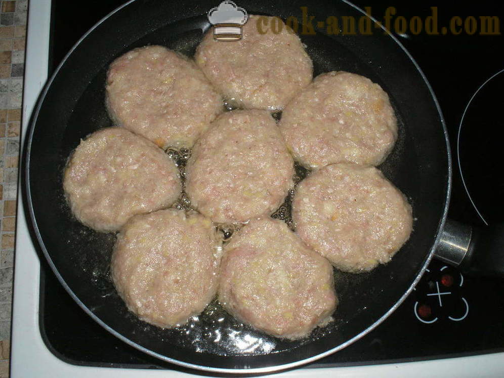 Pyszne domowe hamburgery z mięsa mielonego - jak gotować hamburgery w domu, krok po kroku przepis zdjęć