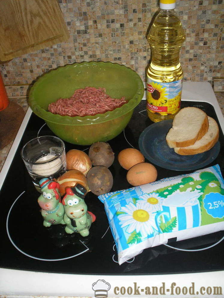 Pyszne domowe hamburgery z mięsa mielonego - jak gotować hamburgery w domu, krok po kroku przepis zdjęć
