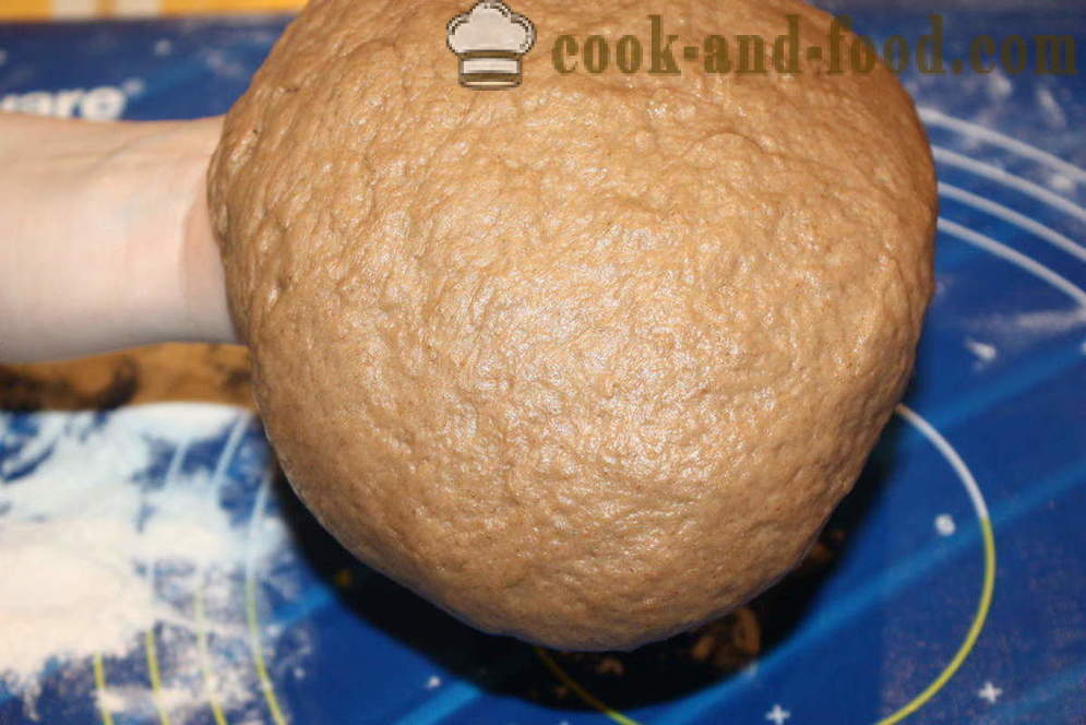 Miód piernik ciasto ręcznie - łatwy sposób na przygotowanie ciasta pierniki, krok po kroku przepis zdjęć