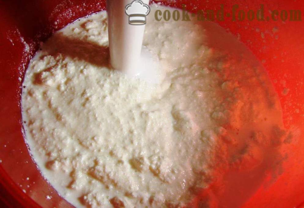Twaróg zapiekanka z kaszy manny - Jak zrobić ser cottage zapiekankę w piekarniku, z krok po kroku przepis zdjęć