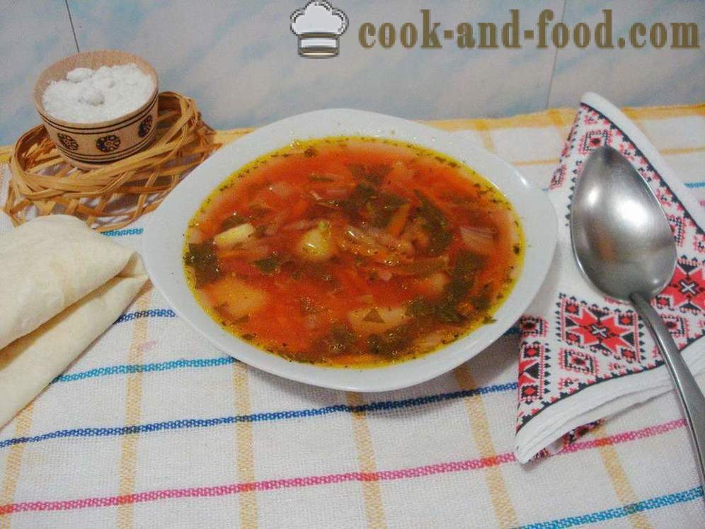 Zupa jarzynowa z szczawiu - jak gotować zupę ze szczawiu, krok po kroku przepis zdjęć