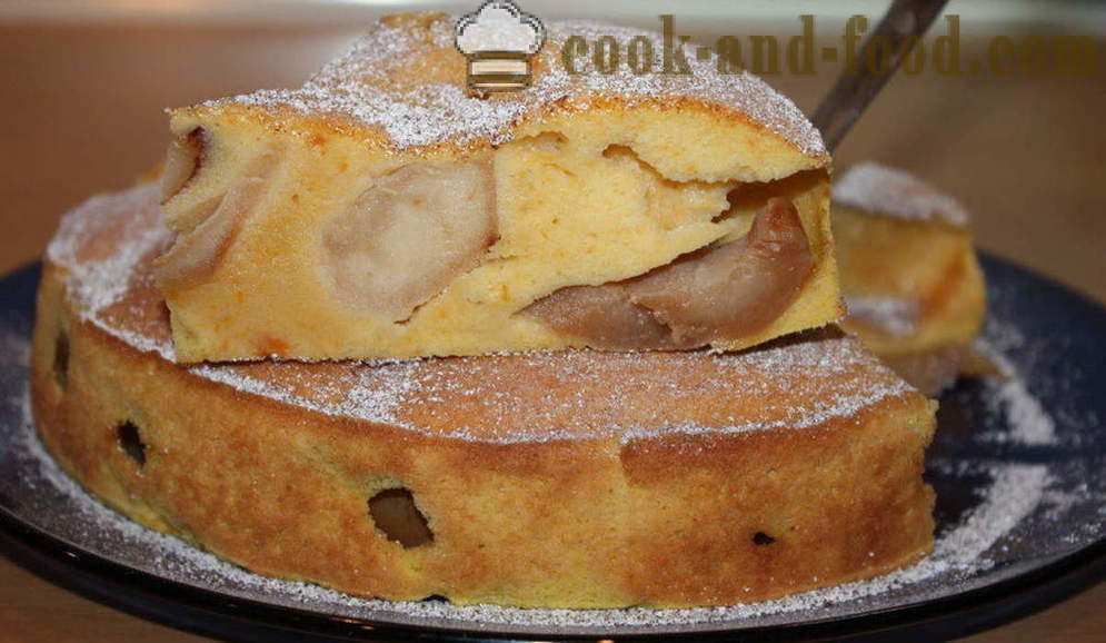 Ciasto z dyni z jabłkami - jak gotować szarlotkę z dyni i jabłka, z krok po kroku przepis zdjęć
