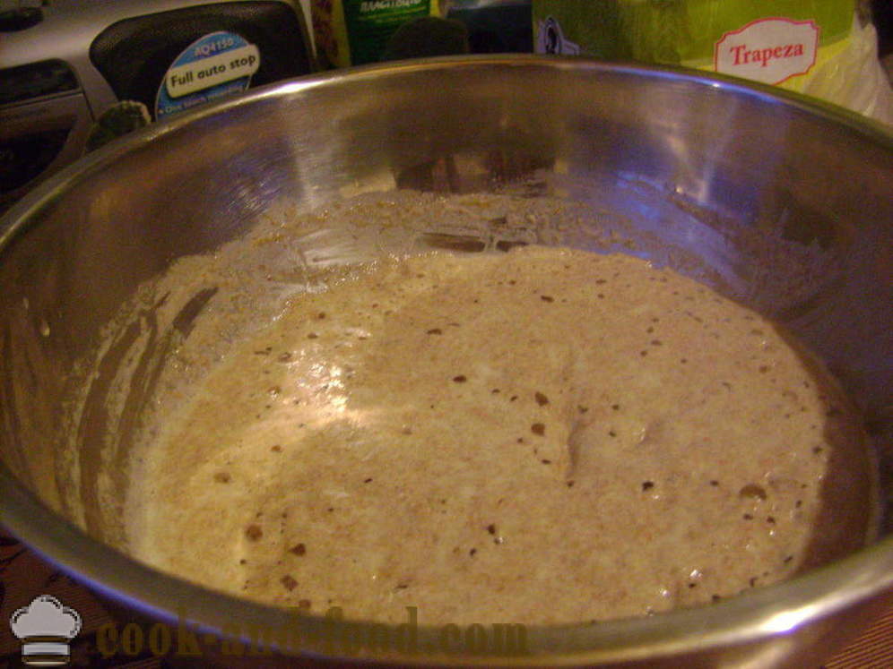Bułki drożdżowe z całej mąki pszennej i żytniej, sezamu i słonecznika - Jak zrobić bułeczki drożdżowe z sezamu i słonecznika, krok po kroku przepis zdjęć