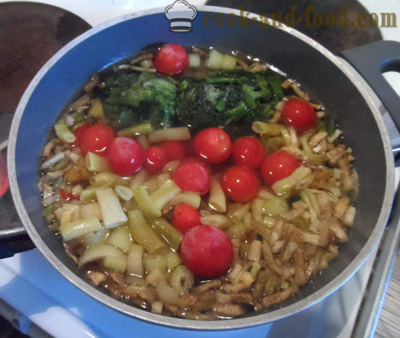 Zupa pomidorowa i seler dla utraty wagi - Jak przygotować zupę seler do utraty wagi, krok po kroku przepis zdjęć