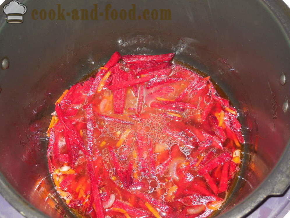 Zupa jarzynowa z sardynek w sosie pomidorowym w multivarka - jak ugotować zupę warzywną z anchois, krok po kroku przepis zdjęć