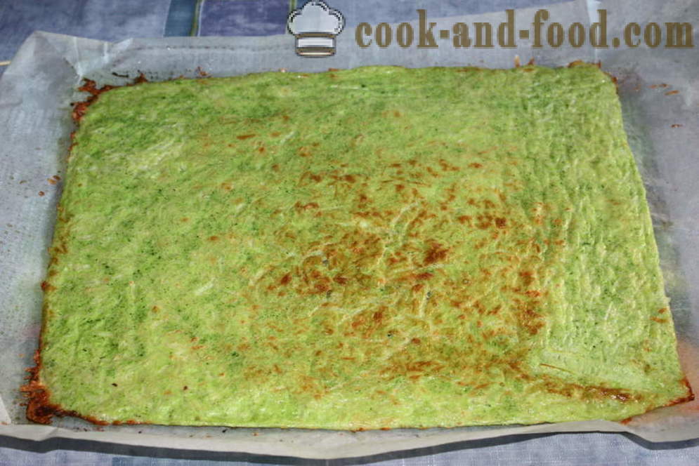 Rolka z kurczaka omlet - jak gotować rzutu omlet nadziewany z kurczaka, krok po kroku przepis zdjęć