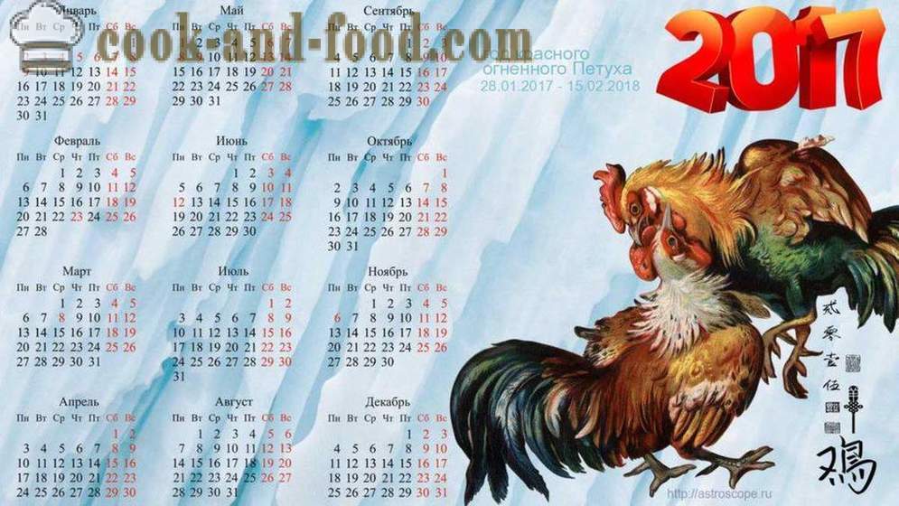 Kalendarz na 2017 rok Koguta: pobierz darmowy kalendarz świąteczne z kogutów
