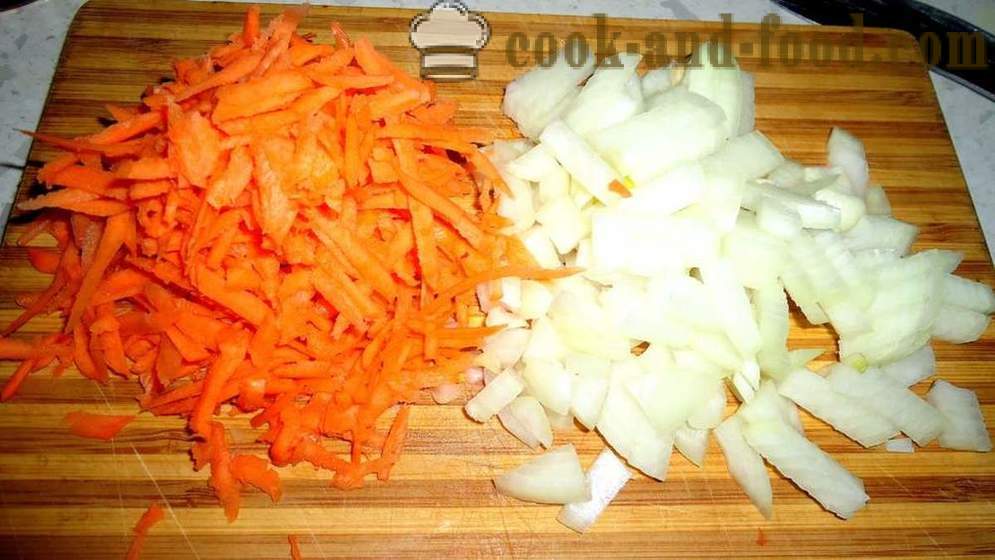Multivarka pilaw królik - jak gotować risotto z królika w multivarka, krok po kroku przepis zdjęć
