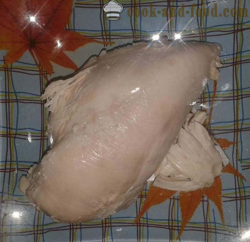 Pyszne pasztet z wątróbki drobiowej z kurczaka - jak gotować domowy pasztet z wątróbki drobiowej i piersi, krok po kroku przepis zdjęć