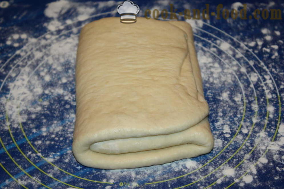 Drożdże ciasto francuskie croissanty - jak zrobić ciasto francuskie rogaliki, krok po kroku przepis zdjęć