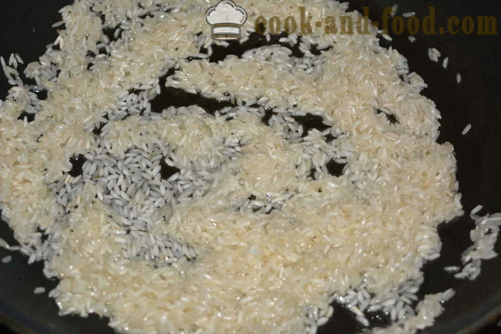 Jak gotować ryż do przybrania krucha - jak gotować ryż ostry na patelni, krok po kroku przepis zdjęć