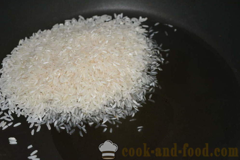 Jak gotować ryż do przybrania krucha - jak gotować ryż ostry na patelni, krok po kroku przepis zdjęć