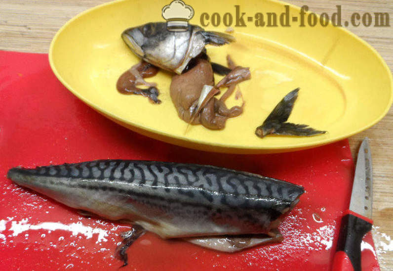 Fishcakes makrela - jak gotować ciastka rybne z makreli, krok po kroku przepis zdjęć