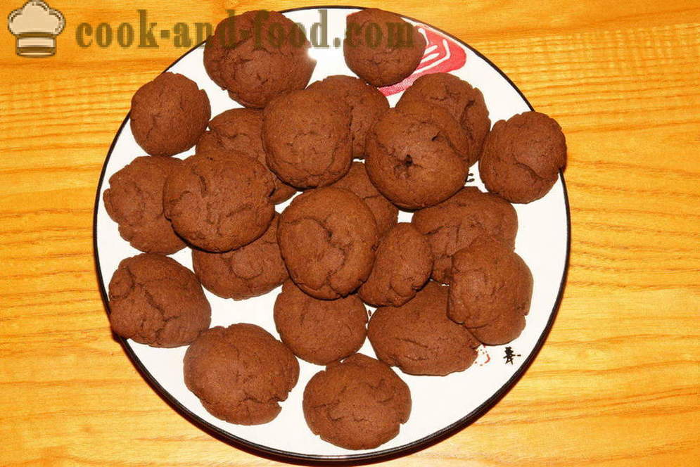 Szybkie i łatwe ciasteczka czekoladowe - jak zrobić ciasteczka czekoladowe w domu, krok po kroku przepis zdjęć