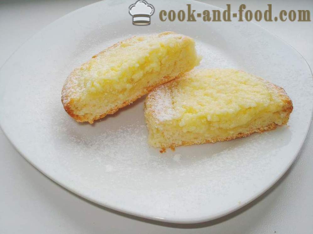 Sernik z ciastem w piekarniku - jak gotować sernik z twarogu, krok po kroku przepis zdjęć