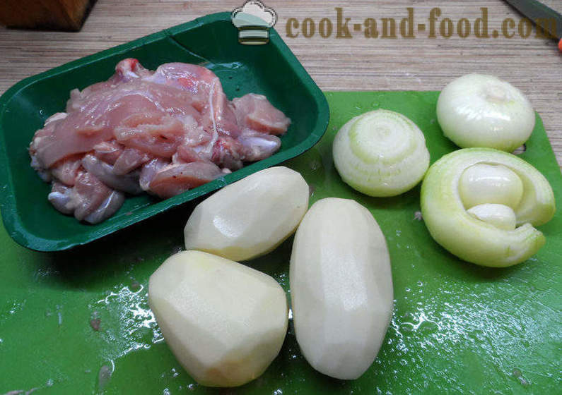 Echpochmak tatarski, z mięsem i ziemniakami - jak gotować echpochmak, krok po kroku przepis zdjęć