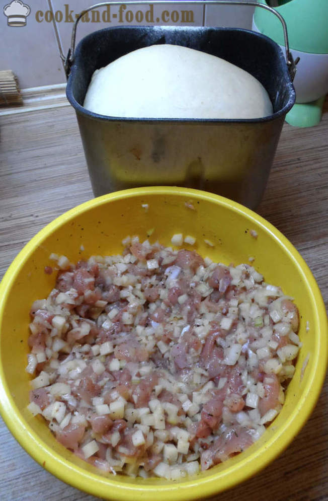 Echpochmak tatarski, z mięsem i ziemniakami - jak gotować echpochmak, krok po kroku przepis zdjęć