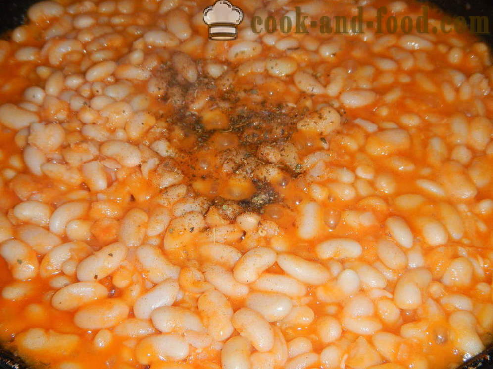 Lobio lub fasolka w sosie pomidorowym - jak gotować lobio fasoli, krok po kroku przepis zdjęć