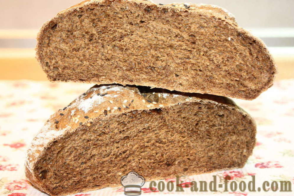 Przepis na chleb żytni w piecu - jak upiec chleb żytni w domu, krok po kroku przepis zdjęć