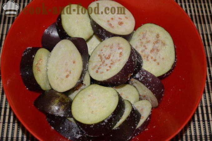 Gulasz warzywny z bakłażanem i cukinią w piecu - jak gotować smażona bakłażana i cukinii, z krok po kroku przepis zdjęć