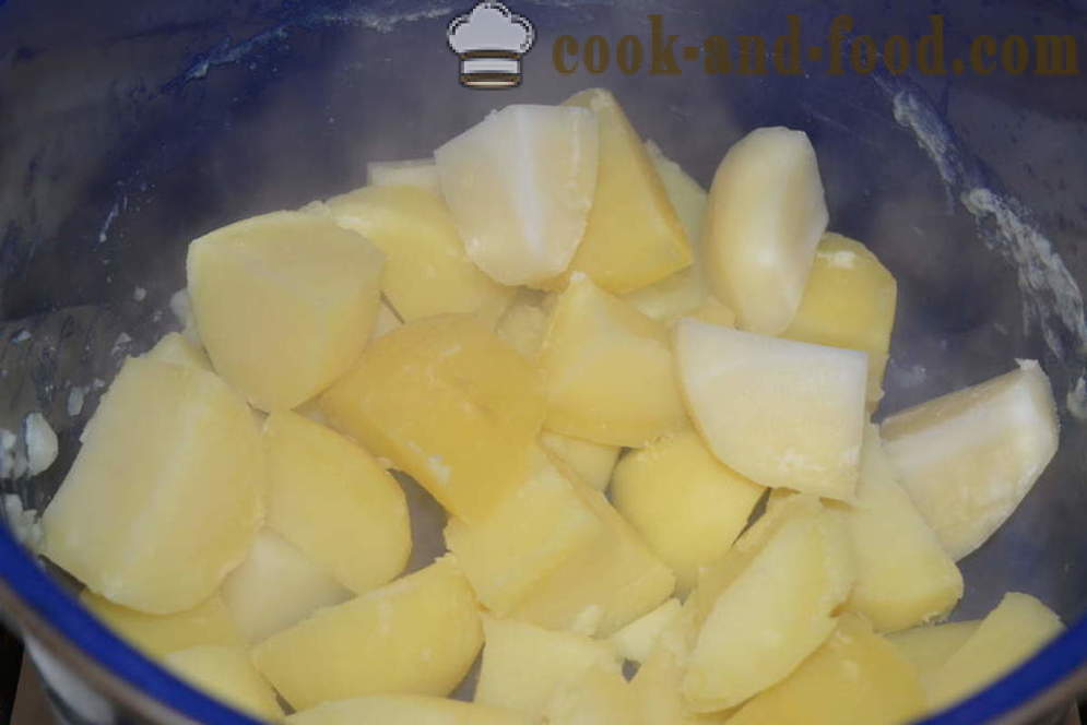 Ziemniaki puree z mlekiem i masłem bez grudek - jak gotować pyszne puree, krok po kroku przepis zdjęć