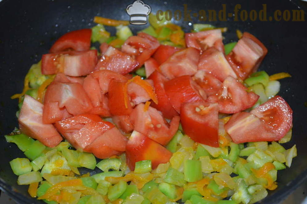 Pyszne kruche gryczana z warzywami na patelni - jak gotować gryczana z warzywami, krok po kroku przepis zdjęć