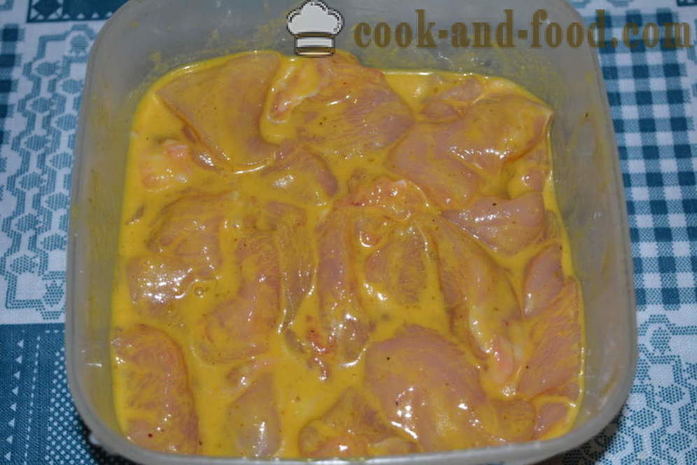 Pyszne piersi kurczaka smażone na patelni - jak gotować soczysta pierś z kurczaka na patelni, krok po kroku przepis zdjęć
