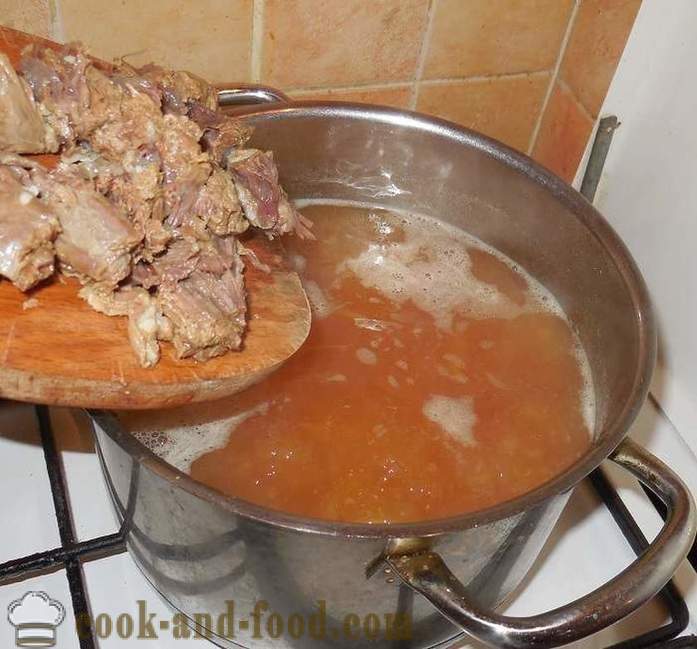 Pyszne domowe zupa z fasoli w języku ukraińskim - jak gotować zupę z fasoli po ukraińsku - krok po kroku przepis zdjęć