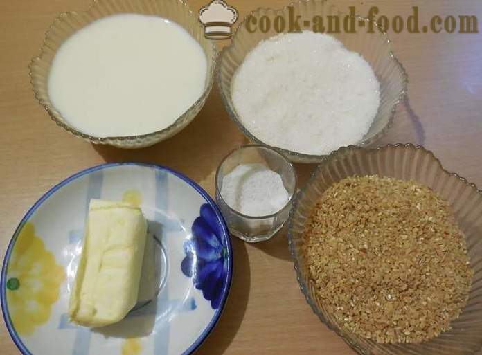 Jak gotować płatki pszenne z mlekiem - krok po kroku przepis zdjęć