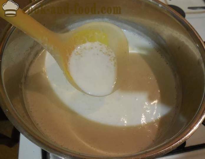 Jak gotować płatki pszenne z mlekiem - krok po kroku przepis zdjęć