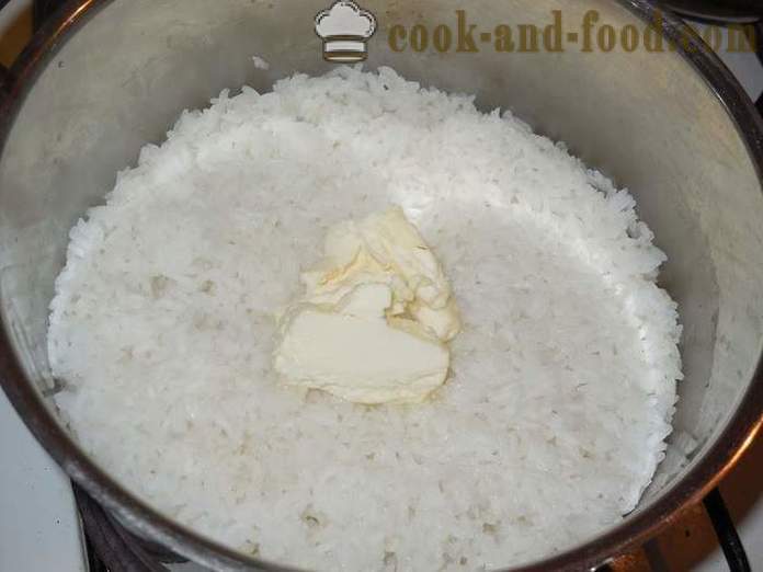 Jak gotować ryż ostry dekorować na patelni właściwie - jak zaparzyć ryż na wodzie - krok po kroku przepis zdjęć