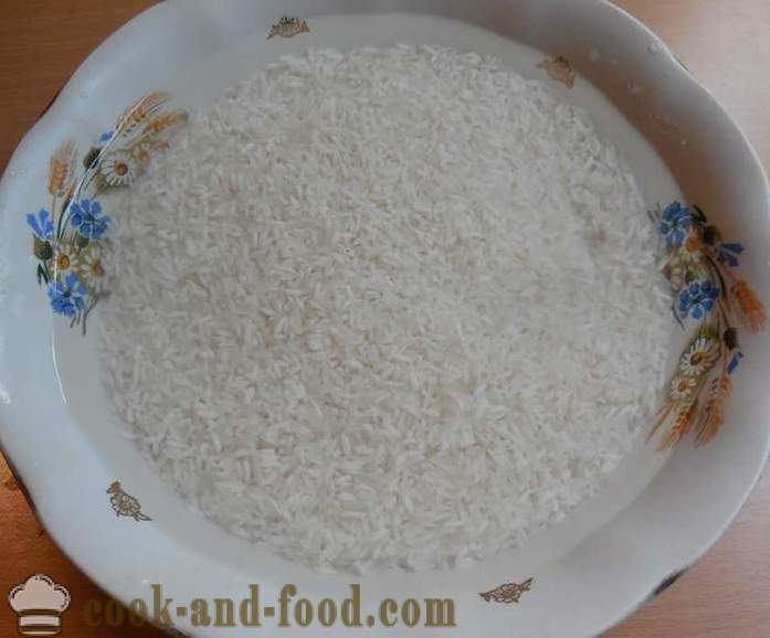 Jak gotować ryż ostry dekorować na patelni właściwie - jak zaparzyć ryż na wodzie - krok po kroku przepis zdjęć
