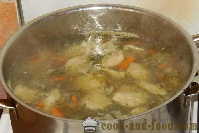 Zupa jarzynowa z kluseczkami - jak gotować zupę z kluskami - przepis babci z krok po kroku zdjęcia