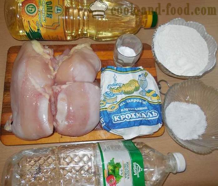 Jak gotować kurczaka na patelni ze skrobią - soczysty i smaczny - przepis ze zdjęciem