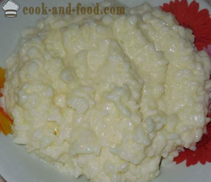 Pyszne kasza ryż z mlekiem i wodą w rondlu: ciecz i klasyczny (gruby) - krok po kroku przepis ze zdjęciami jak gotować ryż z owsianką z mlekiem