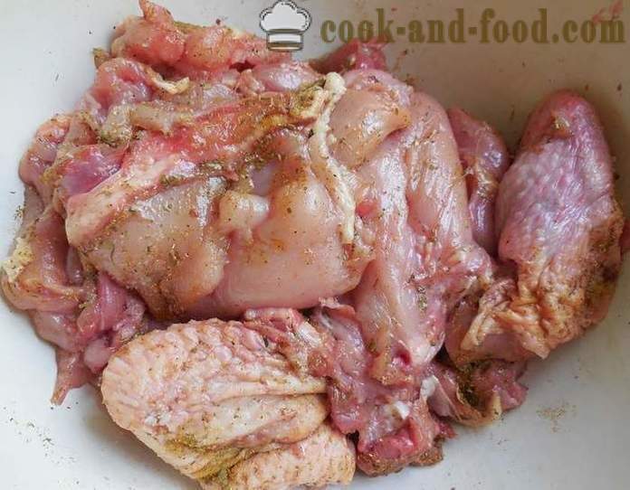 Grill kurczaka na grilla - pyszne i soczyste szaszłyki z kurczaka w sosie pomidorowym - krok po kroku przepis zdjęć