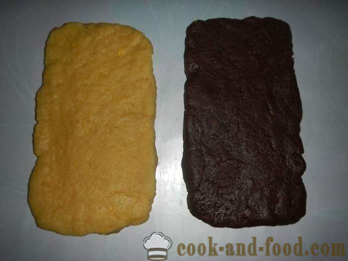 Ciasto francuskie Sable - jak gotować pyszne dwukolorowej kruche - przepis ze zdjęciami, krok po kroku