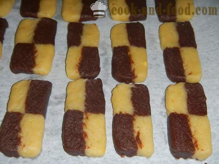 Ciasto francuskie Sable - jak gotować pyszne dwukolorowej kruche - przepis ze zdjęciami, krok po kroku