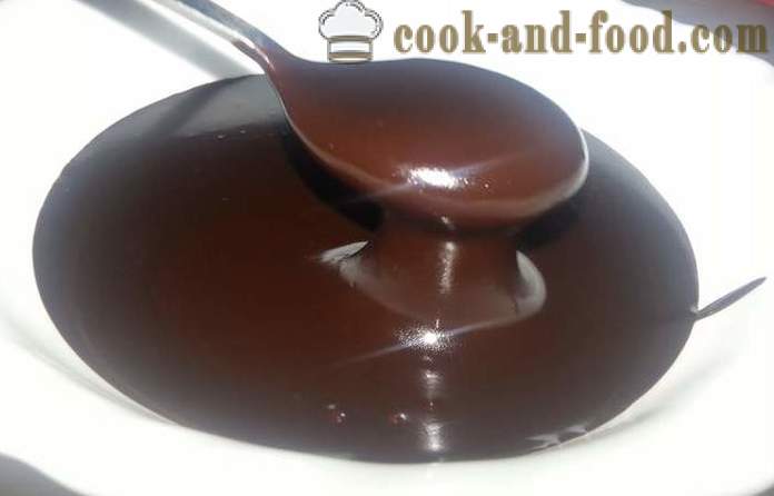 Najlepsza czekolada szkliwo z kwaśną śmietaną - przepis jak zrobić glazury kakao, śmietana i masło, z wideo